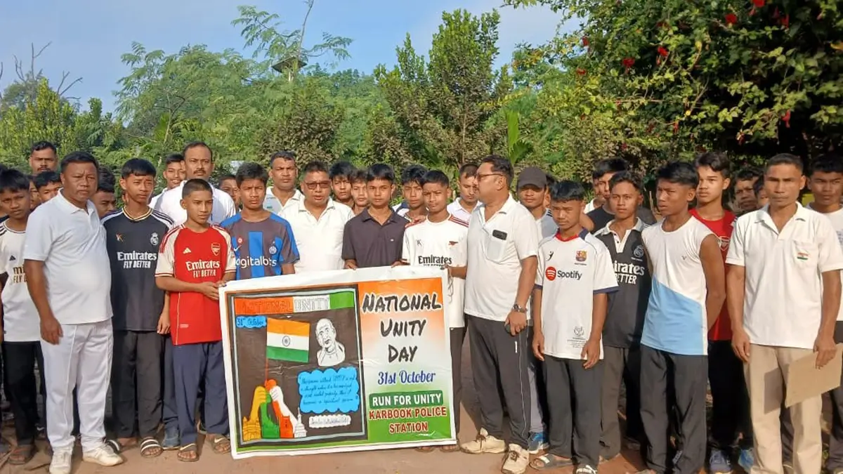 Tripura News | Run for Unity on National Unity Day 2025 by Karbook Police | Tripura Times 24 Run for Unity 2025 Karbook Police Celebrates National Unity Day