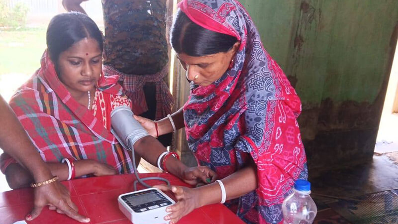 Health Check-up Camp at Ekchari Anganwadi Centre