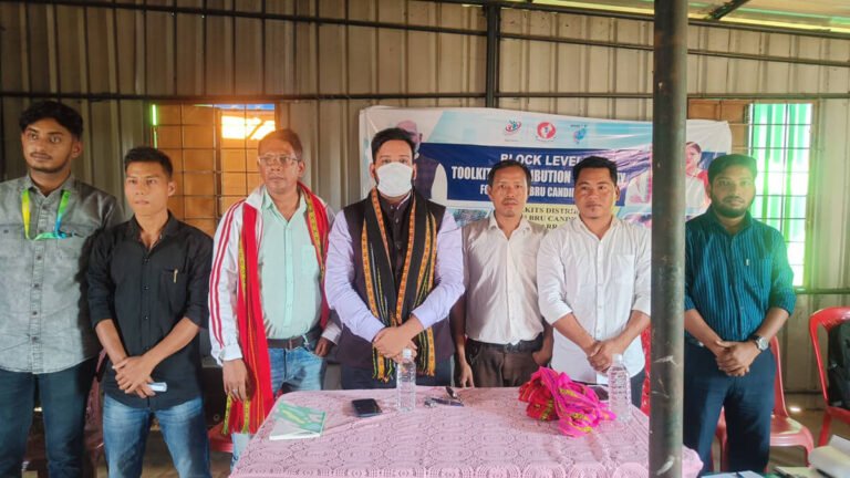 Toolkit Distribution Programme in Silacherra Bru Settlement | Empowering Livelihoods