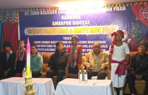 Christmas Celebration at St. John Believer Eastern Church, Dewan Para | Tripura Time 24 Christmas Celebration Karbook