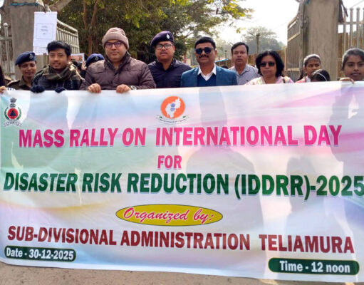 Disaster Awareness Rally | Teliamura Sub-Division – Tripura Time 24 Disaster Awareness Rally Teliamura