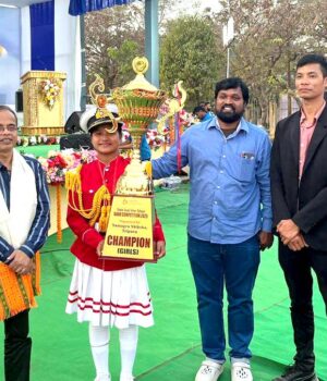 Holy Cross School Karbook Girls Band Wins State Level Holy Cross School Karbook