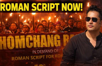 Homchang Rally Held in Karbook Demanding Roman Script Homchang Rally Karbook Division