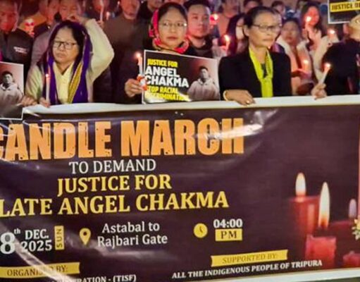 Protests in Tripura After Student’s Death in Dehradun Racial Attack — Demand for Justice Grows Protests in Tripura after student’s death