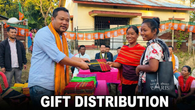 Winter Clothing Distributed at Salka Karbook Panchayat Winter Clothing Distributed