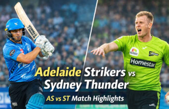 Adelaide Strikers vs Sydney Thunder: Strikers Win by 6 Runs Adelaide Strikers vs Sydney Thunder