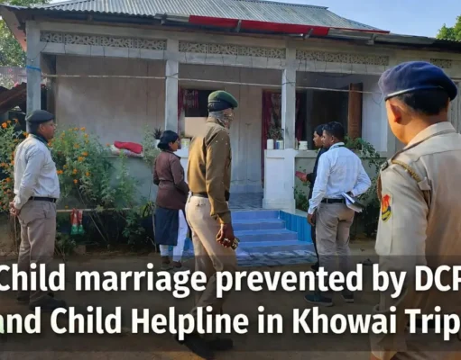 Child Marriage Prevented in Ratiya, Kalyanpur | Khowai District Child Marriage Prevented in Ratiya