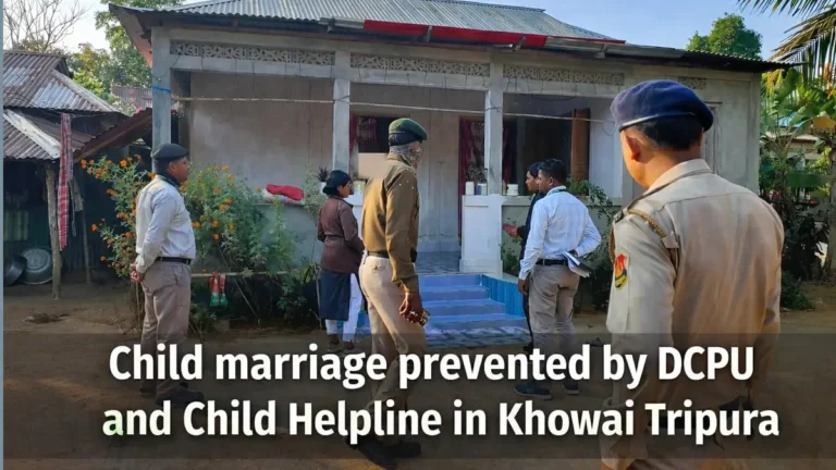 Child Marriage Prevented in Ratiya, Kalyanpur | Khowai District