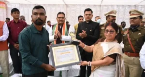 Karbook R.D Block Employee Honoured on 77th Republic Day Karbook R.D Block