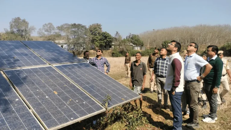 PM KUSUM Khowai Visit: DM Inspects Solar Water Pump at Padmabil