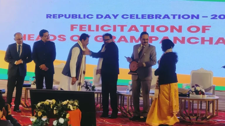 Panchayat Representatives Felicitated at Republic Day Ceremony in New Delhi