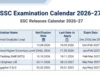 SSC Exam Calendar Released | Full Schedule & Exam Dates SSC Exam Calendar Released