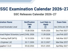 SSC Exam Calendar Released | Full Schedule & Exam Dates SSC Exam Calendar Released
