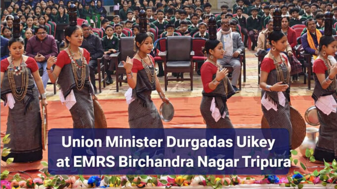 Union Minister EMRS Tripura | Durgadas Uikey Visits EMRS Tripura Union Minister EMRS Tripura