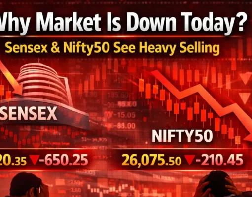 Why Market Is Down Today? Sensex & Nifty50 See Heavy Selling why market is down today