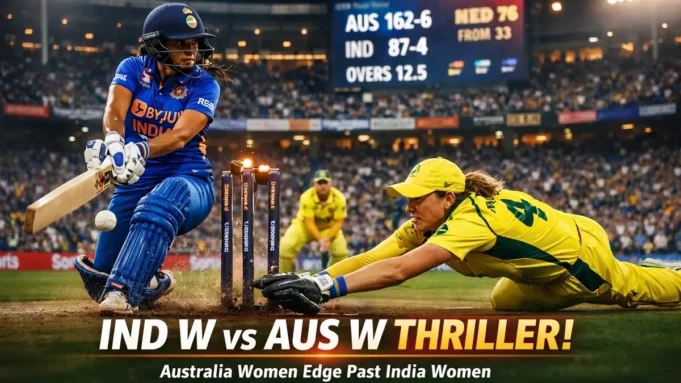 Australia Women vs India Women: IND W vs AUS W Thriller Australia Women vs India Women IND W vs AUS W Thriller