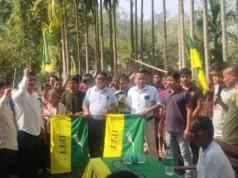 31 Families Join IPFT in Dhananjoy Para After Leaving TIPRA Motha Big Political Move in Tripura Dhananjoy Para Families Join IPFT