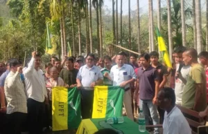 31 Families Join IPFT in Dhananjoy Para After Leaving TIPRA Motha Big Political Move in Tripura Dhananjoy Para Families Join IPFT
