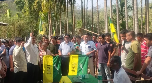 31 Families Join IPFT in Dhananjoy Para After Leaving TIPRA Motha Big Political Move in Tripura Dhananjoy Para Families Join IPFT