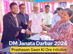 DM Janata Darbar 2026 Held Under Prashasan Gaon Ki Ore DM Janata Darbar 2026