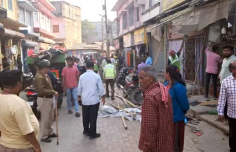 Dharmanagar Eviction Drive Today Clears Roads and Footpaths Dharmanagar Eviction Drive Today Clears Roads and Footpaths