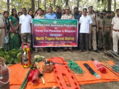 Forest Fire Prevention Drill and Jhum Awareness Programme Held in North Tripura Forest Fire Prevention Drill and Jhum Awareness Programme Held in North Tripura