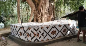 nfrastructure Development Update: Circular Sitting Platform Completed at Chapling Chara Karbook RD Block Infrastructure