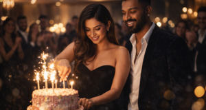Mahieka Sharma Cuts 25th Birthday Cake With Hardik Pandya By Her Side – Viral Video Wins Hearts Mahieka Sharma cutting 25th birthday cake with Hardik Pandya standing beside her