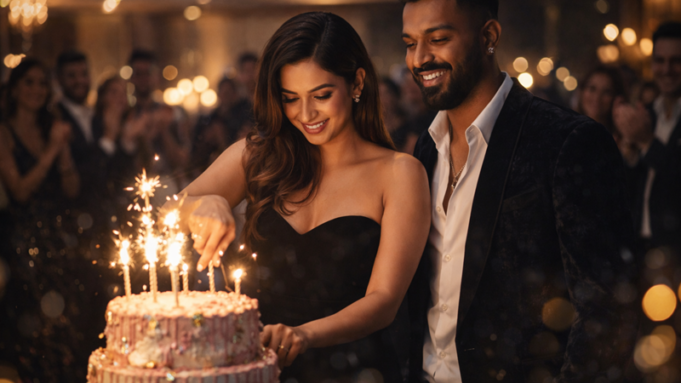 Mahieka Sharma Cuts 25th Birthday Cake With Hardik Pandya By Her Side – Viral Video Wins Hearts Mahieka Sharma cutting 25th birthday cake with Hardik Pandya standing beside her