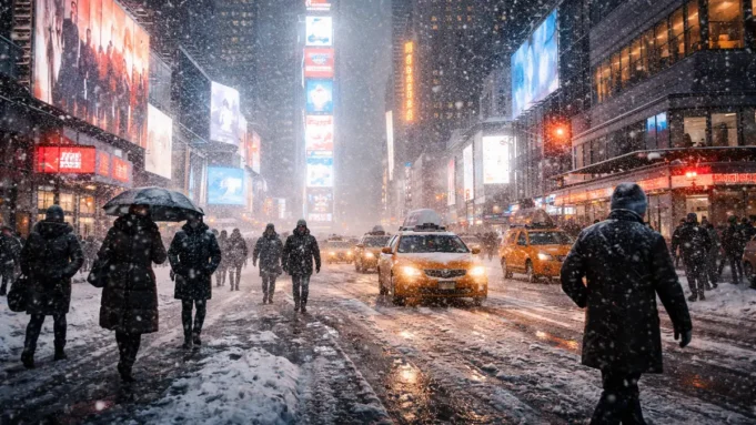 NYC Snow Storm Forecast: How Much Snow Will New York Get Today? NYC Snow Storm Forecast How Much Snow Will New York Get Today
