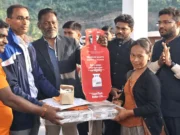 PMUY LPG distribution Held at Bru Settlement in South Tripura PMUY LPG Distribution Held at Bru Settlement in South Tripura