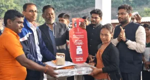 PMUY LPG distribution Held at Bru Settlement in South Tripura PMUY LPG Distribution Held at Bru Settlement in South Tripura