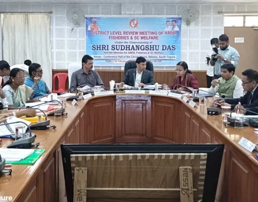 Sudhangshu Das Belonia Meeting: Review of ARDD, Fisheries & SC Welfare Schemes Sudhangshu Das Belonia Meeting