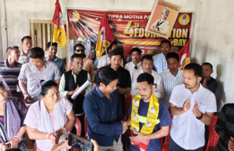 Dhananjay Tripura Joins Tipra Motha in Raima Valley Dhananjay Tripura joins Tipra Motha