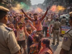 Holi Celebrations in Tripura: 3 Road Accidents, 445 Detentions, ₹5.82 Lakh Fines Holi Celebrations in Tripura 3 Road Accidents, 445 Detentions, ₹5.82 Lakh Fines
