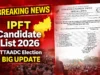 IPFT Candidate List 2026 for TTAADC Election Released IPFT Candidate List 2026