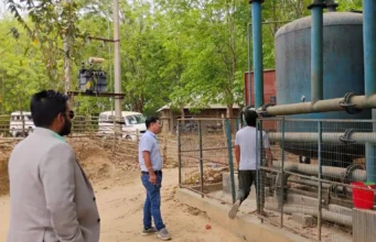 Karbook BDO Inspects Drinking Water Sources under Jal Jeevan Mission Karbook drinking water inspection Jal Jeevan Mission