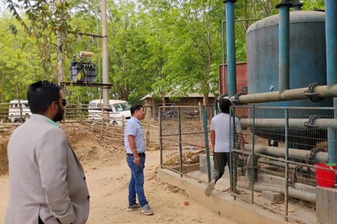 Karbook BDO Inspects Drinking Water Sources under Jal Jeevan Mission Karbook drinking water inspection Jal Jeevan Mission