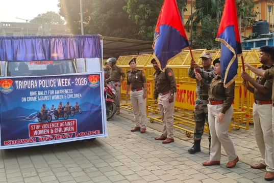 Tripura Police Week 2026: Khowai Bike Rally Promotes Women and Child Safety Tripura Police Week 2026 Bike Rally in Khowai Promotes Safety for Women and Children
