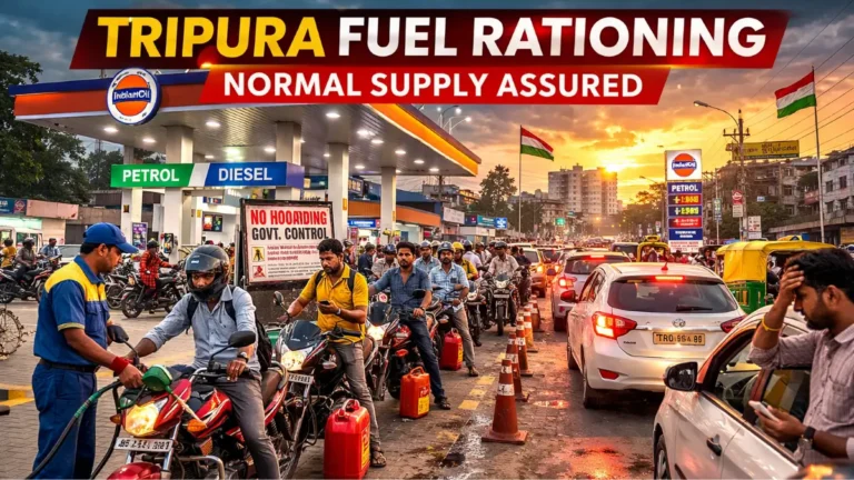 Tripura Starts Fuel Rationing, Govt Assures Normal Petrol & Diesel Supply