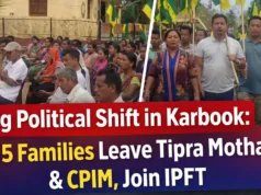 15 Families Meet IPFT in Salka Karbook Anand Bazar Massive Rally Karbook Anand Bazar Rally where 15 families joined IPFT