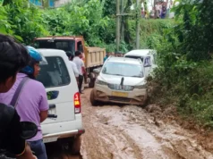 Paharpur Bridge Construction Causes Long Traffic Jam; MLA Ranjit Das and Cancer Patient Vehicle Stuck Bridge Construction Triggers Long Traffic Jam in Paharpur