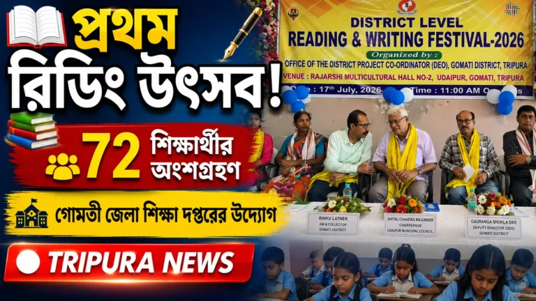 Gomati Hosts First District-Level Reading and Writing Festival 2026