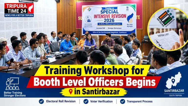 Booth Level Officers Training Begins in Santirbazar, Tripura
