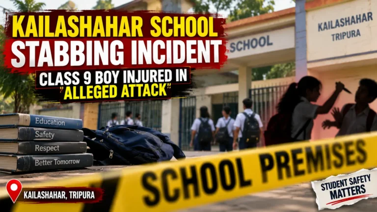 Kailashahar School Stabbing: Class 9 Boy Injured in Alleged Attack
