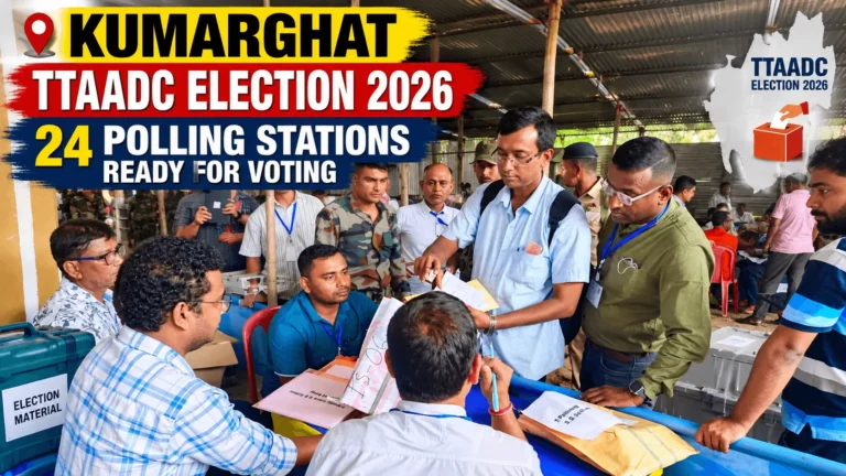 Kumarghat TTAADC Election 2026: 24 Polling Stations Ready for Voting