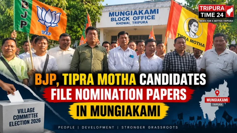 Mungiakami Village Committee Election: BJP, Tipra Motha File Nominations
