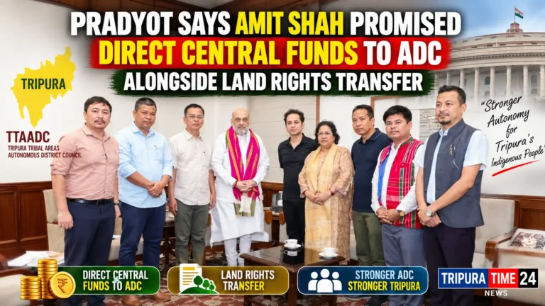 Pradyot Says Amit Shah Promised Direct Funds to ADC