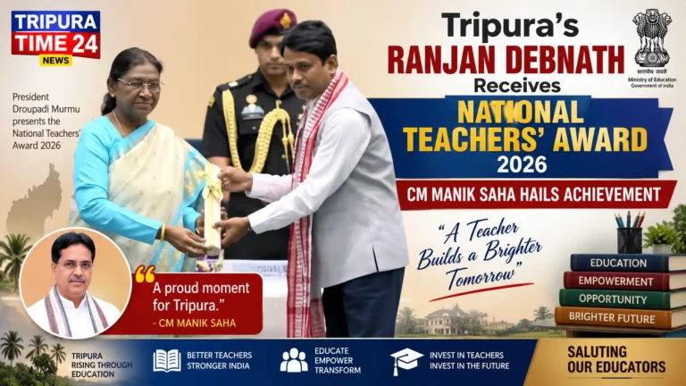 Ranjan Debnath Wins National Teachers’ Award 2026