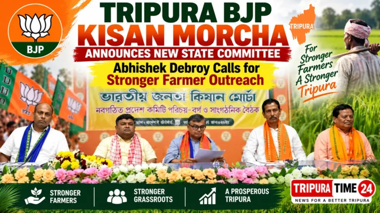 Tripura BJP Kisan Morcha Announces New State Committee